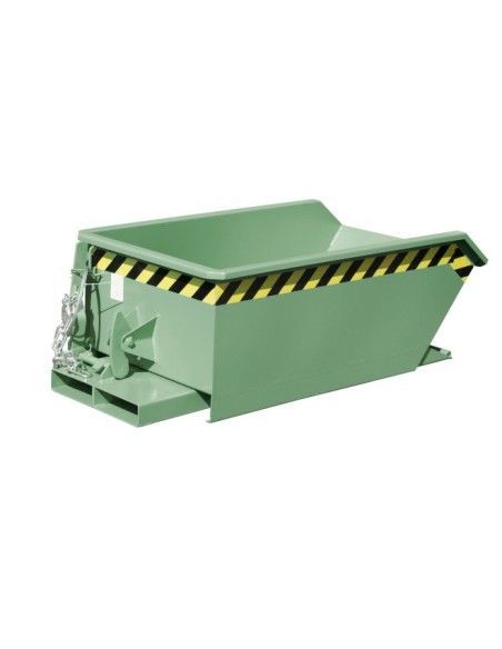 Kippbehälter--Mini container kippen, lackiert, grün seide