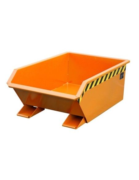 Tilting Container--Mini container tilting, painted, orange yellow