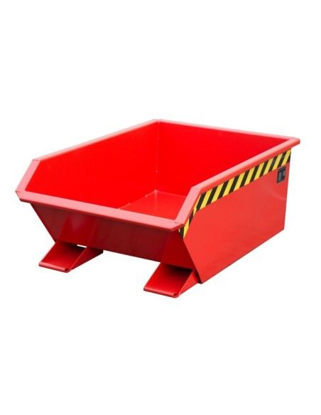 Bacs Basculants--Mini conteneur tilting, peint, feu rouge