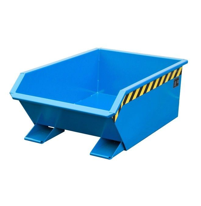 Tilting Container--Mini container tilting, painted, light blue