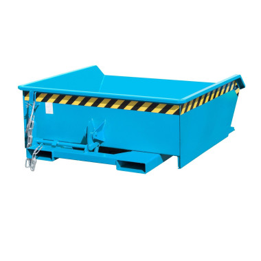 Recipiente Inclinável-Mini recipiente tilting, pintado, azul claro