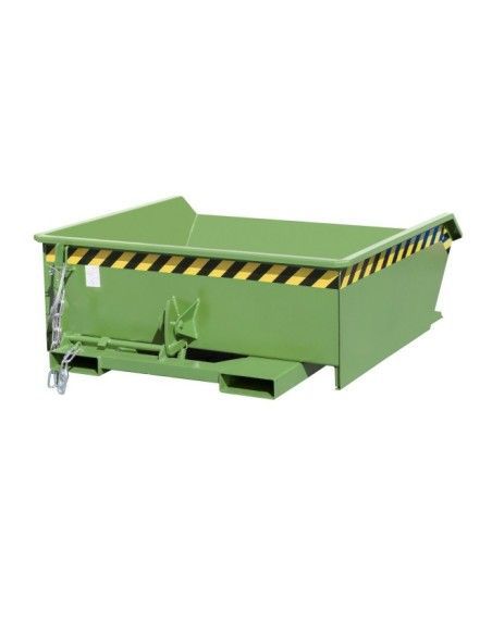 Bacs Basculants--Mini conteneur tilting, peint, soie verte