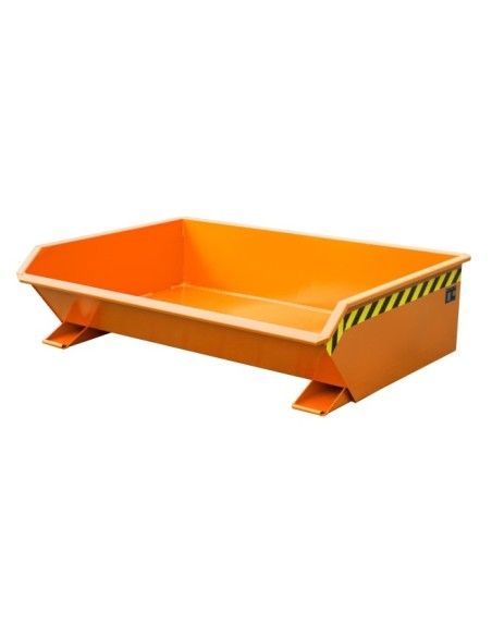 Kippbehälter--Mini container kippen, lackiert, orange gelb