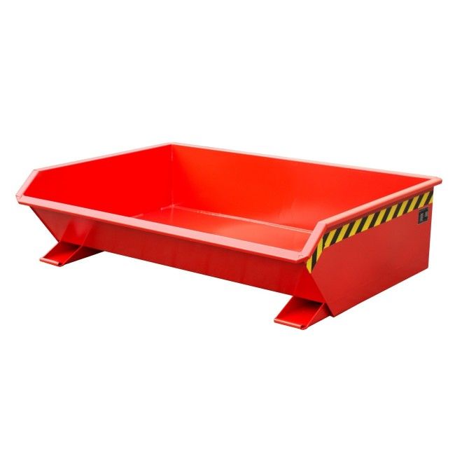 Tilting Container--Mini container tilting, painted, red fire
