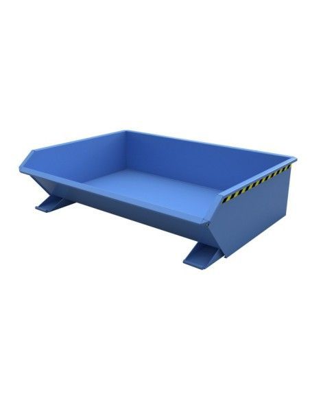 Recipiente Inclinável-Mini recipiente tilting, pintado, azul claro