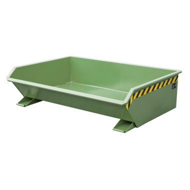 Recipiente Inclinável-Mini recipiente tilting, pintado, seda verde