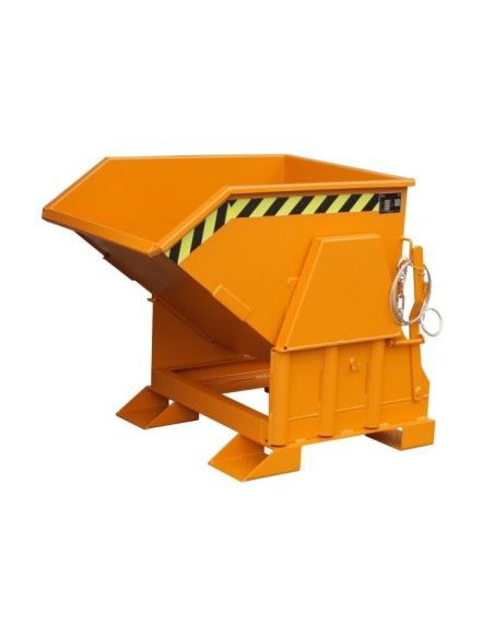 Contenitore Ribaltabile--Contenitore ribaltabile, dipinto, giallo arancio