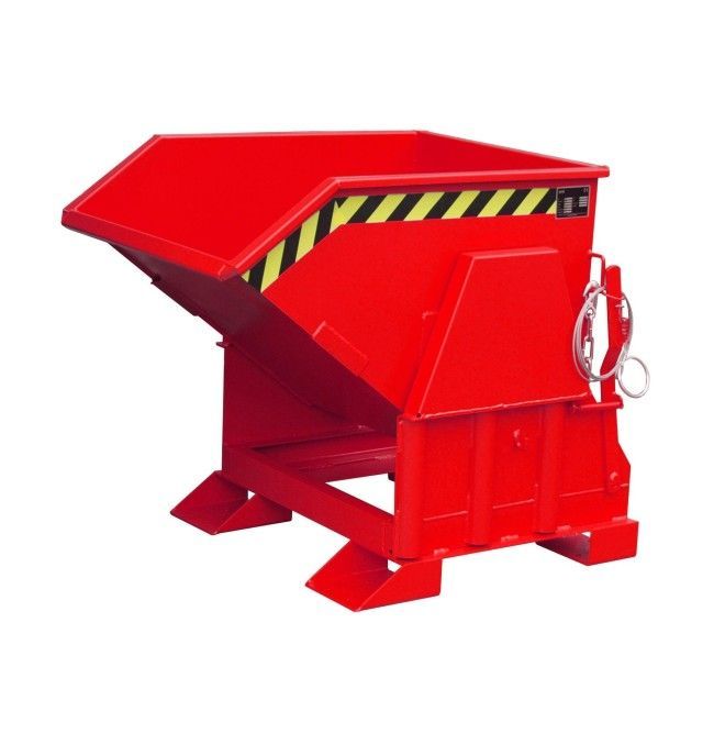 Recipiente Inclinável--Recipiente tilting, pintado, fogo vermelho