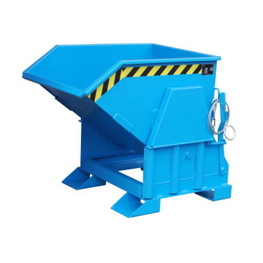 Bacs Basculants--Conteneur tilting, peint, bleu clair