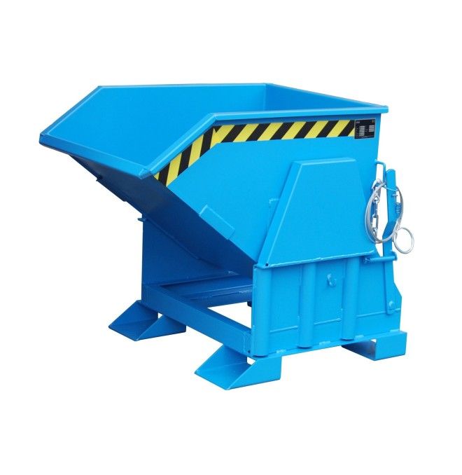 Bacs Basculants--Conteneur tilting, peint, bleu clair