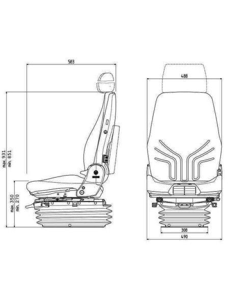 Sièges et Leurs Accessoires-Asianto Grammer Actimo XL construction