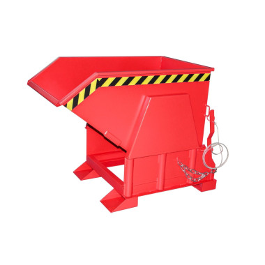 Tilting Container--Container tilting, painted, Red fire
