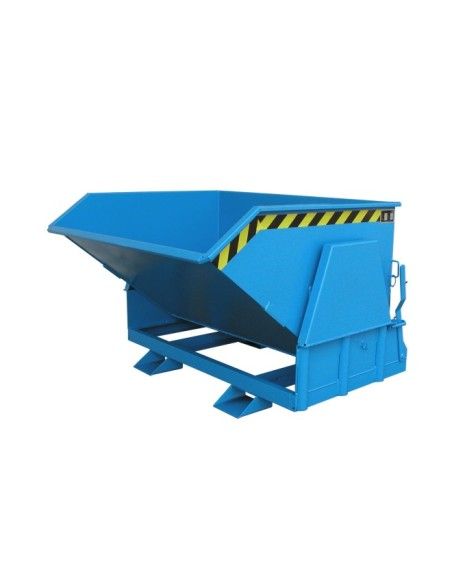 Kippbehälter--Container kippen, lackiert, hellblau