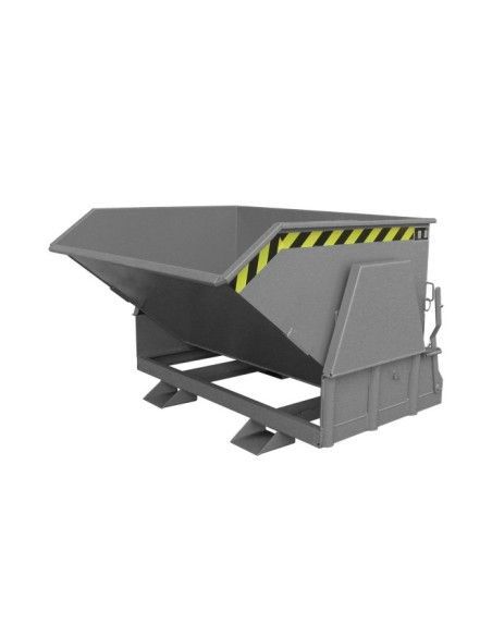 Tolva basculante 800 litros pintada gris