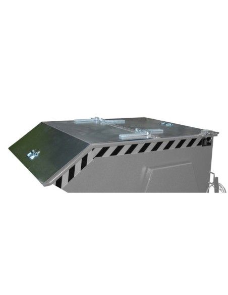 Tilting Container--Tilting Container 800 litres grey painted