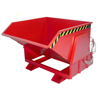 Tilting Container--Container tilting, painted, Red fire