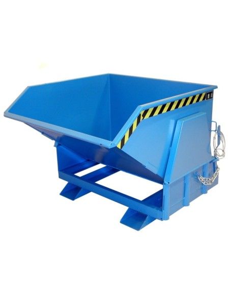 Recipiente Inclinável--Recipiente tilting, pintado, azul claro