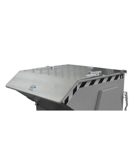 Bacs Basculants--Conteneur tilting, peint, soie verte