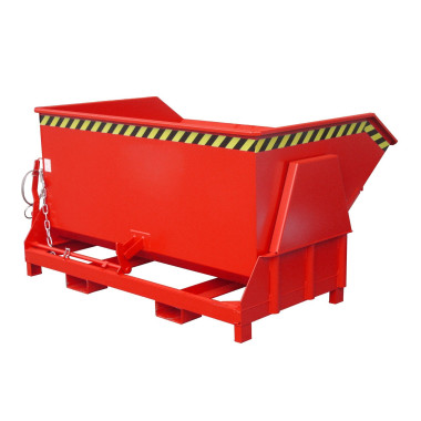 Tilting Container--Container tilting, painted, Red fire
