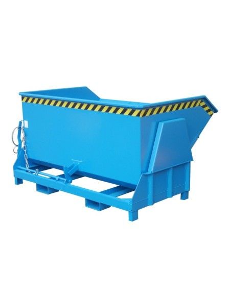 Tilting Container--Container tilting, painted, light blue