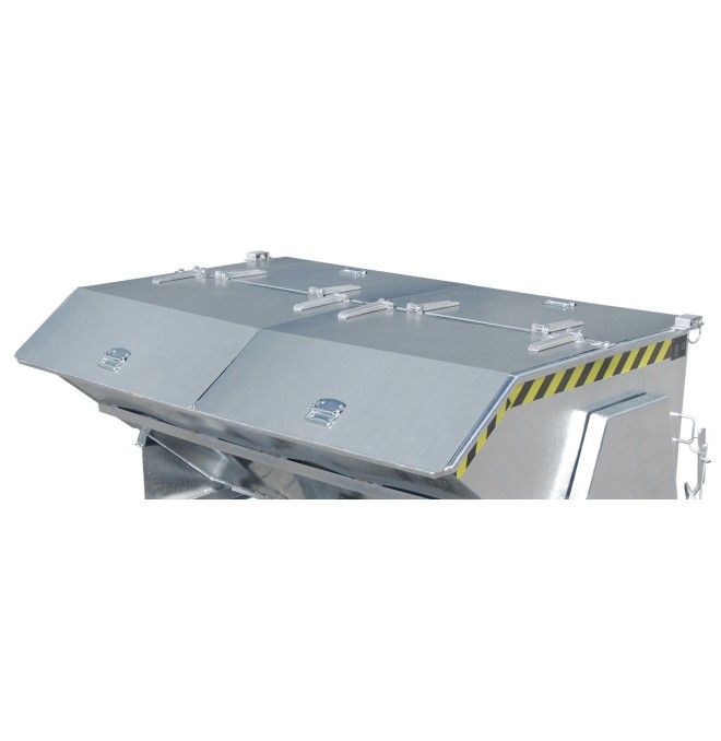 Contenedor basculante, galvanizado en caliente