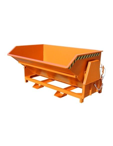 Tilting Container--Container tilting, painted, Orange yellow