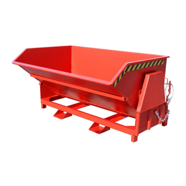 Bacs Basculants--Conteneur tilting, peint, feu rouge