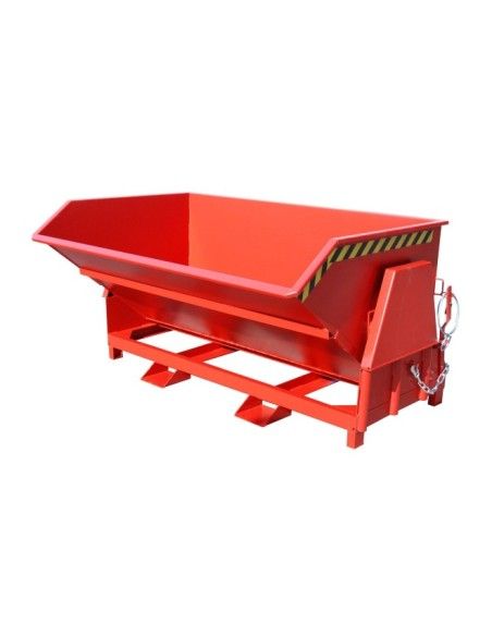 Tilting Container--Container tilting, painted, Red fire
