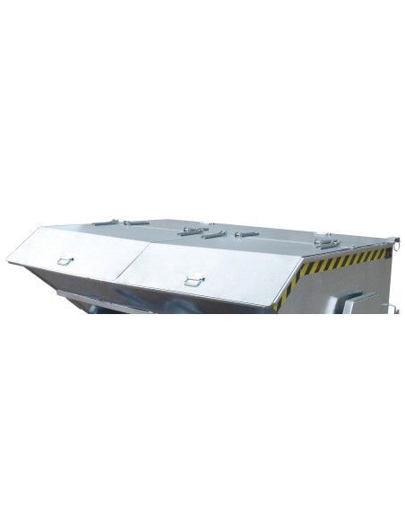 Tilting Container--Container tilting, painted, gray mouse