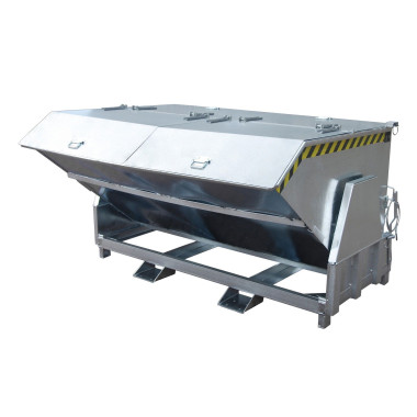 Recipiente Inclinável--Recipiente tilagem, galvanizado a quente