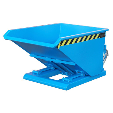 Bacs Basculants--Conteneur tilting, peint, bleu clair