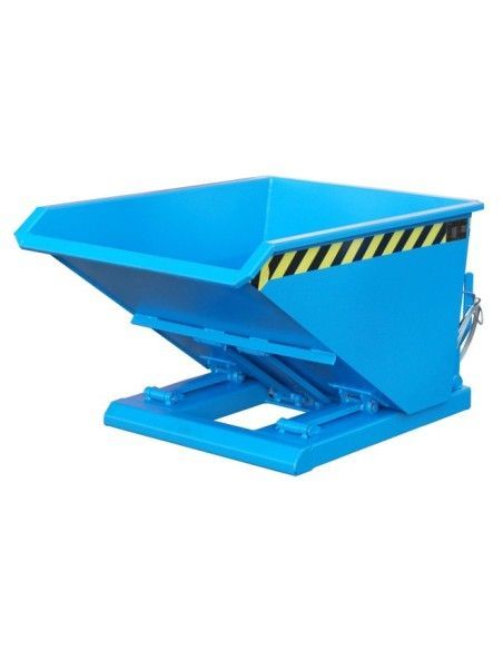 Kippbehälter--Container kippen, lackiert, hellblau