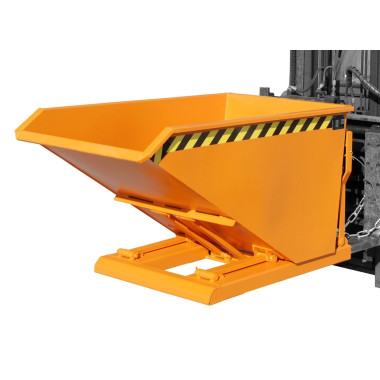 Bacs Basculants--Conteneur tilting, peint, jaune orange
