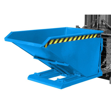 Bacs Basculants--Conteneur tilting, peint, bleu clair