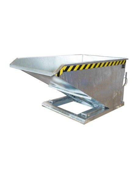 Contenedor basculante, galvanizado en caliente