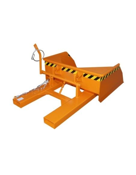 Tilting Container--Pala for granel, orange yellow color
