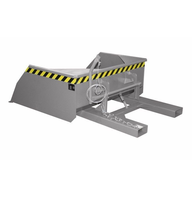 Tilting Container--Pala, painted, gray mouse