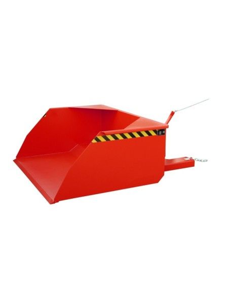 Tilting Container--Pala, painted, red fire