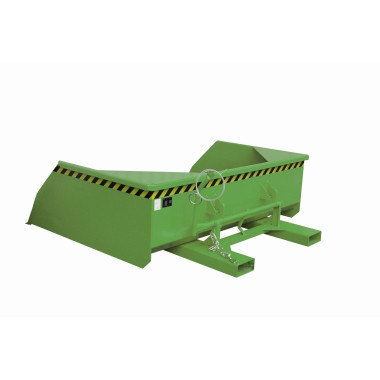 Recipiente Inclinável--Pala, pintado, verde