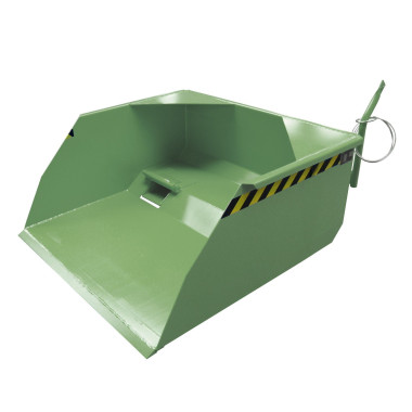 Recipiente Inclinável--Pala, pintado, verde