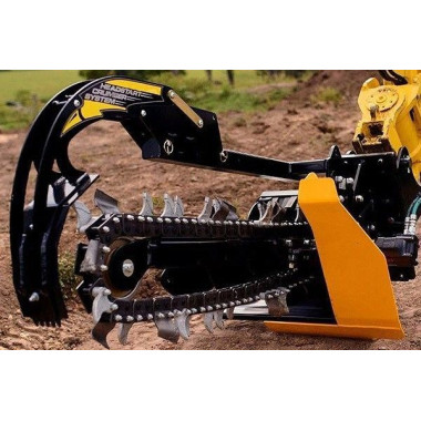 Tranchées--Trancheuse r chaine