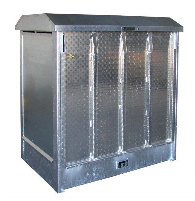 Armoires pour matières dangereuses--Réservoir de bouteille de gaz, galvanisé