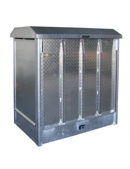 Depósito de cilindros de gas, galvanizado