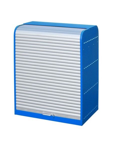 Armoires pour matières dangereuses--Armoire pour les matières dangereuses avec porte coulissante, peint, bleu clair