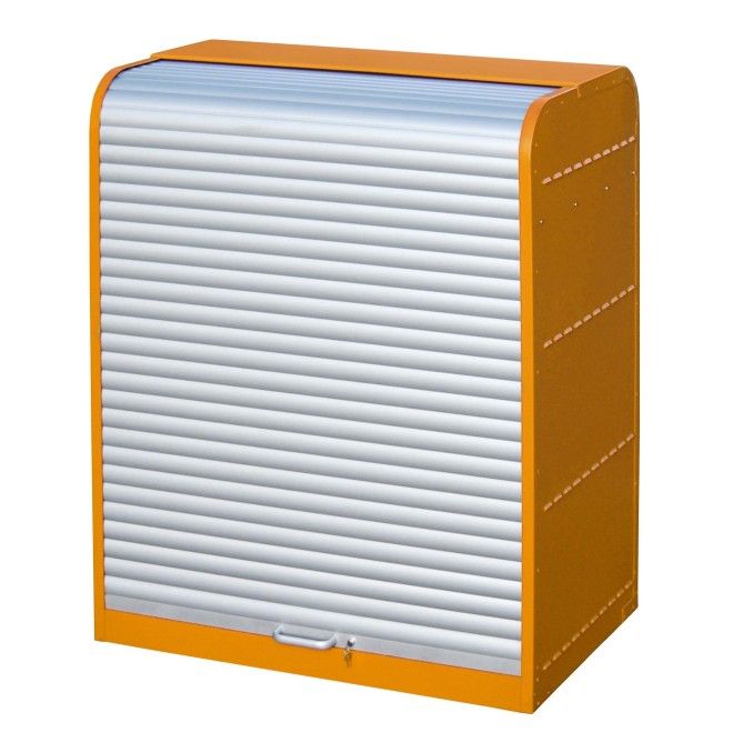 Armoires pour matières dangereuses--Armoire pour les matières dangereuses avec porte coulissante, peint, jaune ...