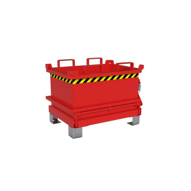 Tilting Container--Minicontainer with folding base, painted, red fire 2