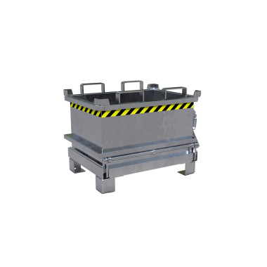Tilting Container--Minicontainer with folding bottom, hot galvanized 2