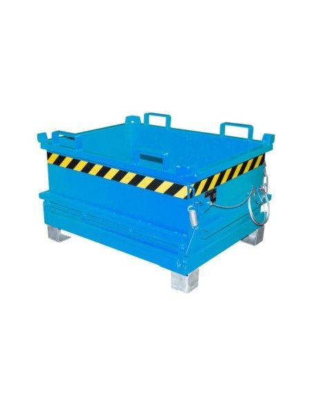Tilting Container--Minicontainer with folding base, painted, light blue