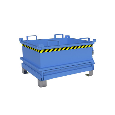 Tilting Container--Minicontainer with folding base, painted, light blue 2