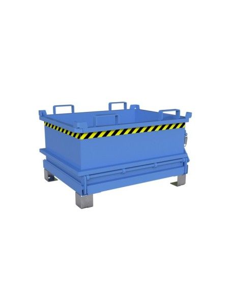 Tilting Container--Minicontainer with folding base, painted, light blue